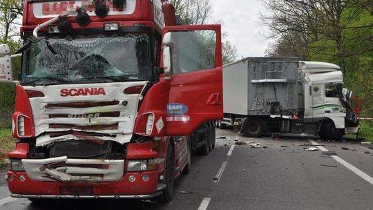 Wypadek w Obrokach na DK19