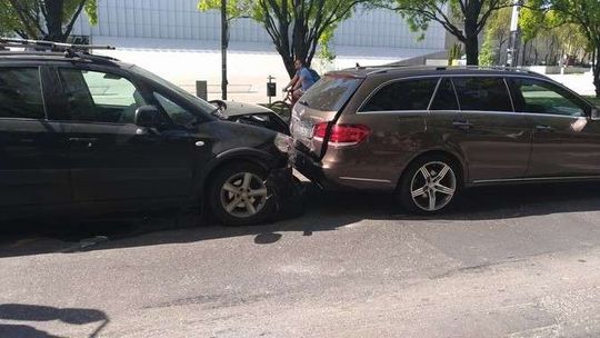 Wypadek na Al. Racławickich w Lublinie