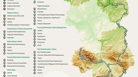 Green Velo - przebieg szlaku