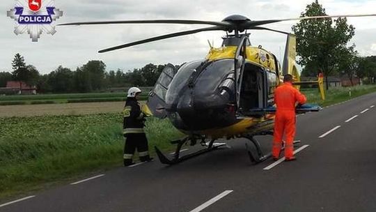 Wypadek w Turowie: 15-latek w szpitalu