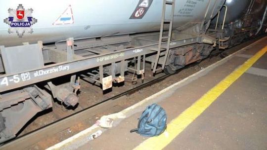 Wypadek na stacji kolejowej w Dęblinie Wypadek na stacji kolejowej w Dęblinie