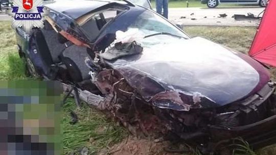 Sobieszczany Kolonia: Zderzenie ciężarówki z osobówką