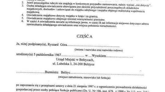 Powiat lubelski. Oświadczenia majątkowe wójtów i burmistrzów Powiat lubelski. Oświadczenia majątkowe wójtów i burmistrzów