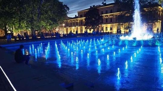 Nowa fontanna na placu Litewskim 