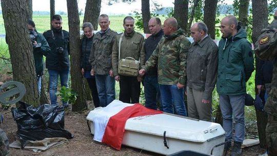 Odnaleziono szczątki Antoniego Dołęgi ps. Znicz Odnaleziono szczątki Antoniego Dołęgi ps. Znicz