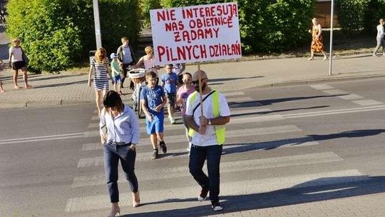 Protest mieszkańców Biłgoraja