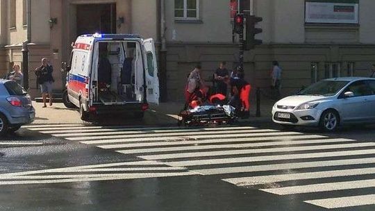 Potrącenie pieszej w centrum Lublina