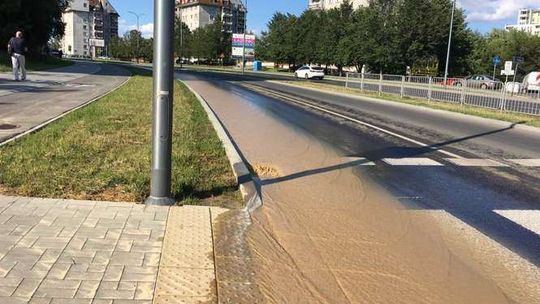 Awaria wodociągowa na Czechowie