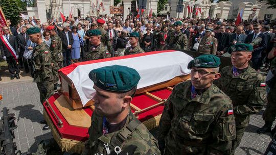 Pogrzeb Leona Taraszkiewicza ps. Jastrząb