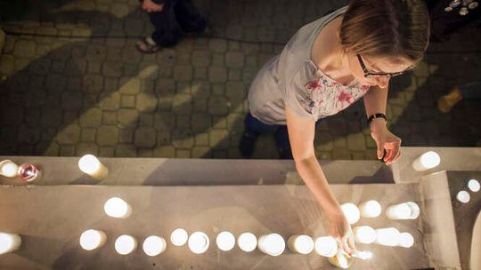 Protest przed Sądem Okręgowym w Lublinie