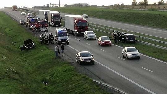 22/07/2017, Wypadek w Markuszowie na S17