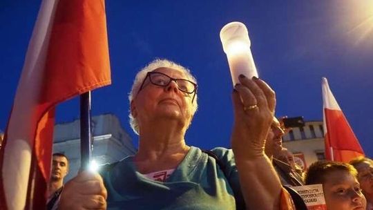 Kolejny protest w obronie sądów w Lublinie - sobota