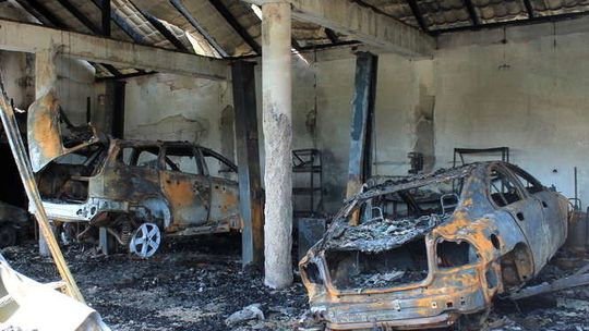 Puławy: Spłonął warsztat samochodowy