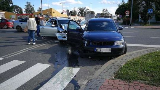 Kolizja na ul. Lubelskiej w Puławach