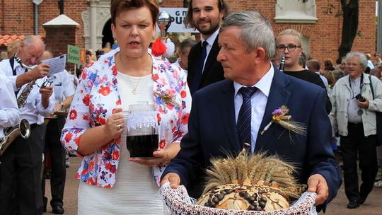 Dożynki powiatowe w Gołębiu