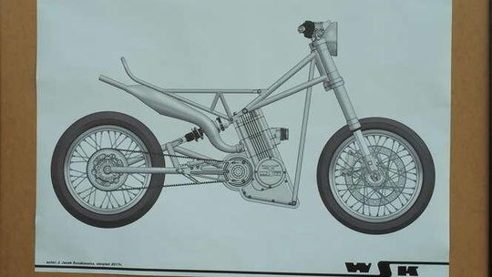 Nowa WSK. Pierwsze szkice motocykla Nowa WSK. Pierwsze szkice motocykla