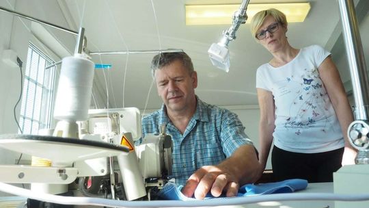 Nowa szwalnia na poddaszu Zakładu Karnego w Opolu Lubelskim 