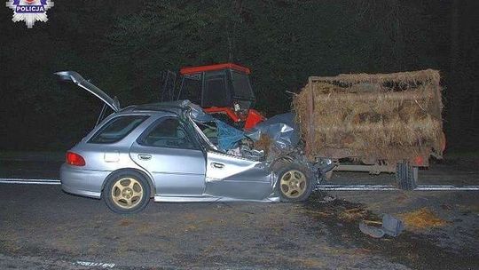 Tchórzew Kolonia. Wypadek na DK 19