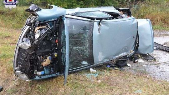 Dachowanie volkswagena Dachowanie volkswagena