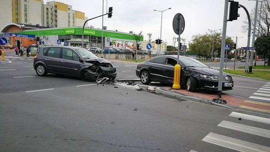 Puławy: Zderzenie samochodów na ul. Lubelskiej