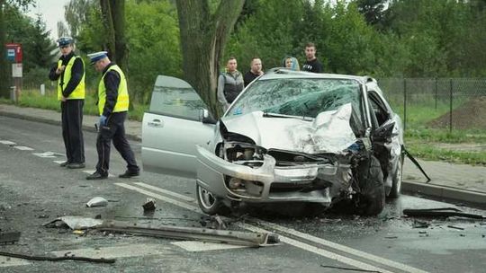 Wypadek na ul. Krężnickiej w Lublinie