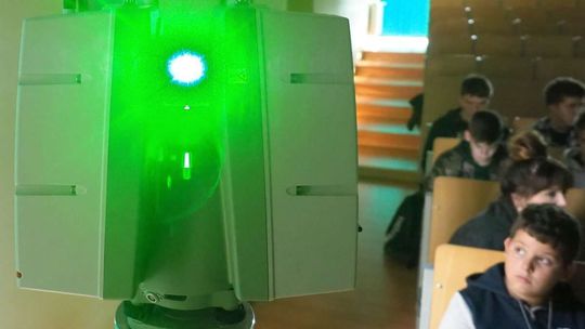  Lubelski Festiwal Nauki: prezentacja naziemnego skaningu laserowego (TLS)  na UMCS