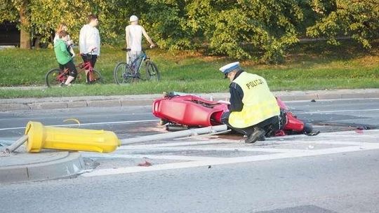Wypadek na ul. Orkana w Lublinie