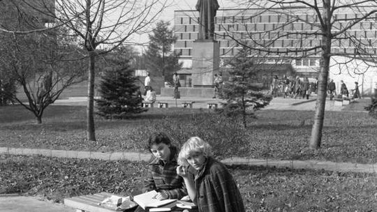 Studenci w Lublinie. Zdjęcia z archiwum Jacka Mirosława