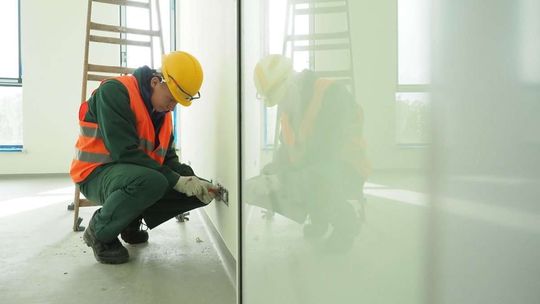 Centrum Symulacji Medycznej UM: prace wykończeniowe nowego budynku