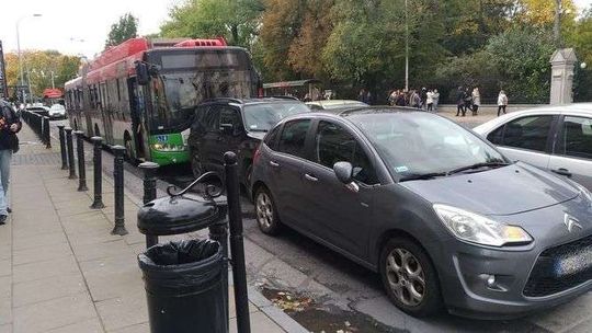 Kolizja na Al. Racławickich w Lublinie