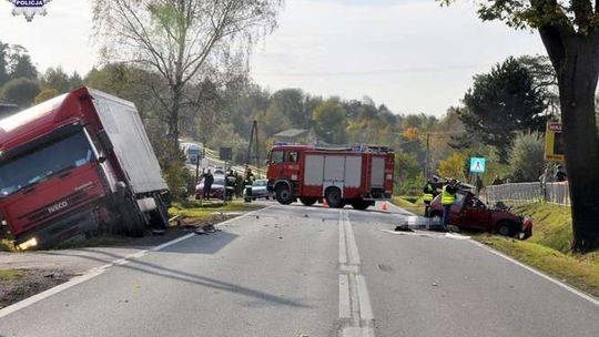 Wypadek w miejscowości Spławy Drugie