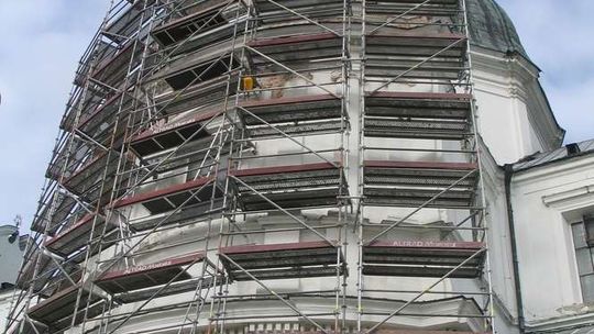 Remont bazyliki w Chełmie