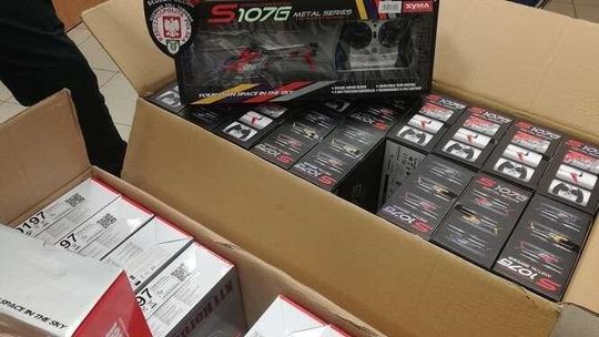 Drony i helikoptery warte prawie 1 mln zł wstrzymano na granicy