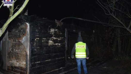 Pożar w miejscowości Skordiów