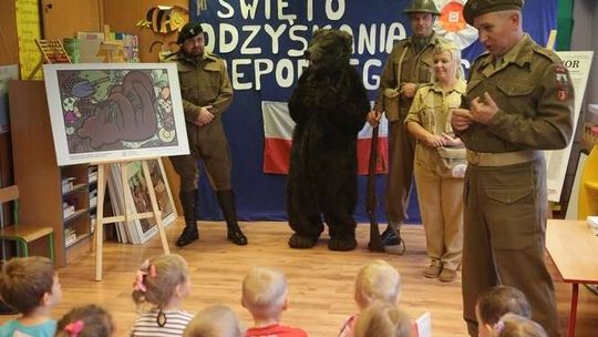 Miś Wojtek w Przedszkolu Niepublicznym Krasnal w Lublinie