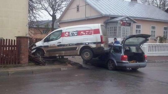 Wypadek w miejscowości Wysokie