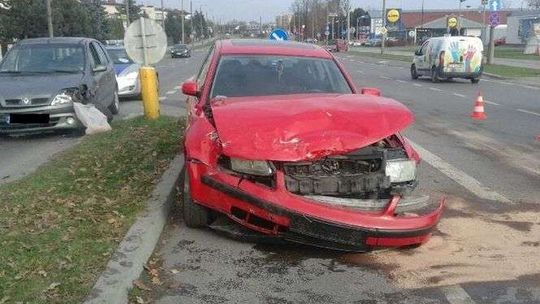 Zderzenie aut w Świdniku 