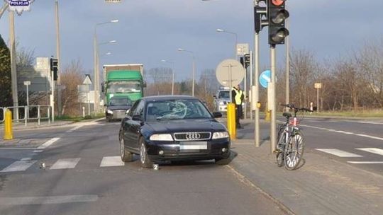 Potrącenie rowerzysty w Radzyniu Podlaskim Potrącenie rowerzysty w Radzyniu Podlaskim