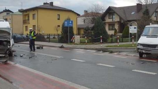 Wypadek na skrzyżowaniu w Biłgoraju Wypadek na skrzyżowaniu w Biłgoraju