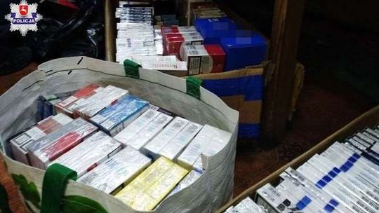 Nalot na bazar przy hali Nova w Lublinie