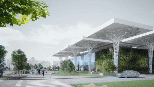 Nowy dworzec autobusowy w Lublinie [koncepcja 1]