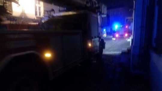 Pożar na ul. Rybnej w Lublinie Pożar na ul. Rybnej w Lublinie