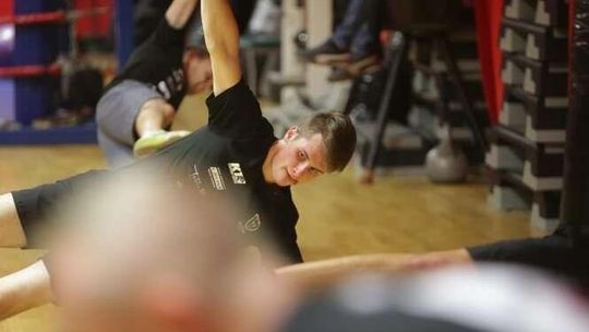 Trening żużlowców