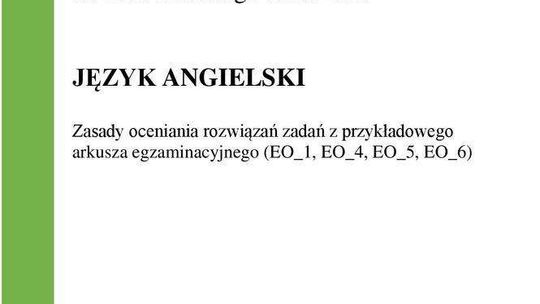 Odpowiedzi - egzamin ósmoklasisty 2018/2019 ANGIELSKI Odpowiedzi - egzamin ósmoklasisty 2018/2019 ANGIELSKI