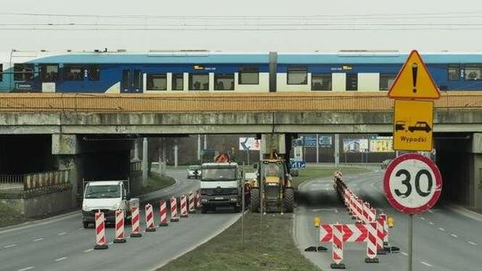 Rozbiórka wiaduktu nad ul. Diamentową w Lublinie