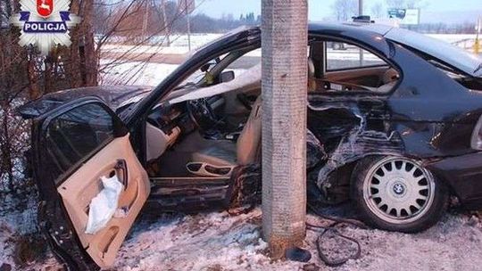 Radzyń Podlaski: Zderzenie BMW i audi