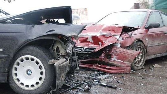 Michów: Zderzenie BMW i Hondy