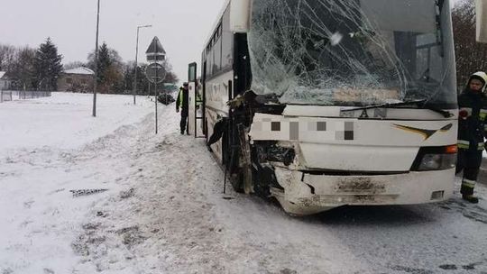 Wypadek w Łuszczów - Kolonii 15.02.2018 Wypadek w Łuszczów - Kolonii 15.02.2018