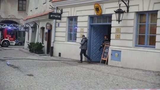 Pożar w restauracji na Starym Mieście