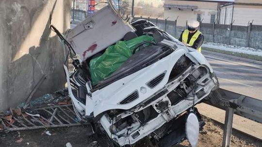 Wypadek na al. Tysiąclecia w Lublinie 19.02.2018